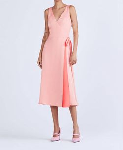 Style 1-3319685779-1901 Derek Lam 10 Crosby Pink Size 6 V Neck Cocktail Dress on Queenly