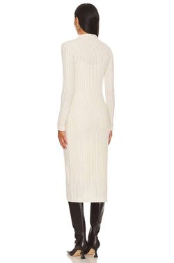 Style 1-3383647394-892 STEVE MADDEN White Size 8 Pattern Long Sleeve Free Shipping Cocktail Dress on Queenly