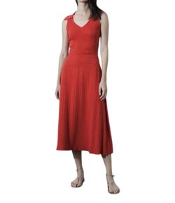 Style 1-346147782-149 Karina Grimaldi Red Size 12 Two Piece High Neck Polyester A-line Plus Size Cocktail Dress on Queenly