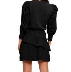 Style 1-3641441658-74 Nation LTD Black Size 4 Sorority Free Shipping Mini Cocktail Dress on Queenly