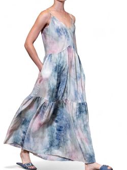 Style 1-3863432662-70 Go by Go Silk Blue Size 0 Pockets Floor Length Straight Dress on Queenly