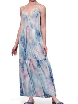 Style 1-3863432662-70 Go by Go Silk Blue Size 0 Pockets Floor Length Straight Dress on Queenly