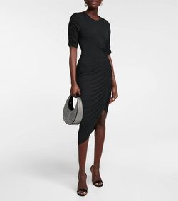 Style 1-3975362644-70 Veronica Beard Black Size 0 Jersey Mini Cocktail Dress on Queenly