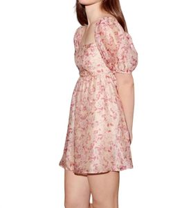 Style 1-4145862250-892 LUCY PARIS Pink Size 8 Floral Cocktail Dress on Queenly