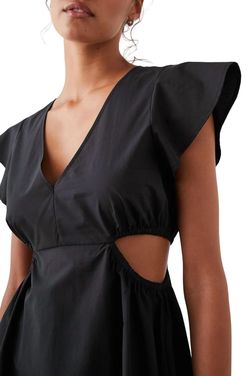 Style 1-4192987906-74 Rails Black Size 4 Cut Out Tall Height Free Shipping 1-4192987906-74 Cocktail Dress on Queenly