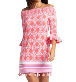 Style 1-468009529-149 Cabana Life Pink Size 12 Mini Cocktail Dress on Queenly