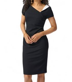 Style 1-709654057-1901 Joseph Ribkoff Black Size 6 Mini Polyester Cocktail Dress on Queenly