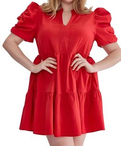 Style 1-823246941-611 entro Red Size 16 Mini Sorority Plus Size Cocktail Dress on Queenly