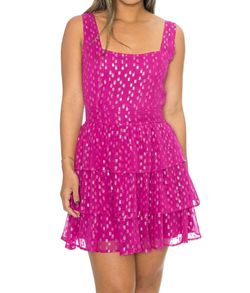 Style 1-972744805-892 saltwater LUXE Pink Size 8 Mini Cocktail Dress on Queenly