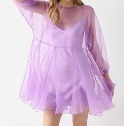Style 1-994937245-74 RHODE Purple Size 4 Mini 1-994937245-74 Cocktail Dress on Queenly