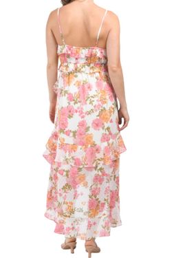 Style 1-1759854378-149 Blu Pepper White Size 12 Polyester Floral Cocktail Dress on Queenly