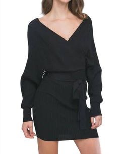 Style 1-3250810911-74 LOVE TREE Black Size 4 Tall Height Mini Polyester Belt Cocktail Dress on Queenly