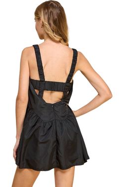 Style 1-184795285-149 TCEC Black Size 12 1-184795285-149 Mini Jumpsuit Dress on Queenly