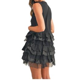 Style 1-4286650690-74 MABLE Black Size 4 Sorority Rush Tall Height Mini Spandex Sorority Cocktail Dress on Queenly