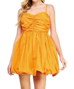 Style 1-2610296224-149 Strut & Bolt Orange Size 12 Tall Height Polyester Sorority Sorority Rush Cocktail Dress on Queenly