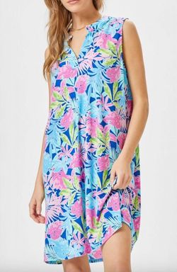 Style 1-2623100722-2454 Dear Scarlett Blue Size 24 Polyester High Neck Cocktail Dress on Queenly