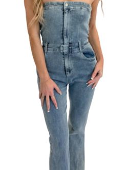 Style 1-99258082-149 Blue Blush Gray Size 12 Jumpsuit Dress on Queenly