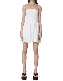 Style 1-1507734360-149 NIA White Size 12 Pockets Free Shipping Mini Cocktail Dress on Queenly