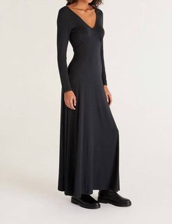 Style 1-3579909812-70 Z Supply Black Size 0 Free Shipping Military V Neck Straight Dress on Queenly