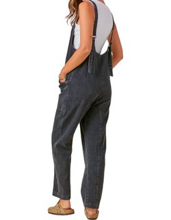 Style 1-848669838-892 day + moon Black Size 8 Pockets 1-848669838-892 Jumpsuit Dress on Queenly