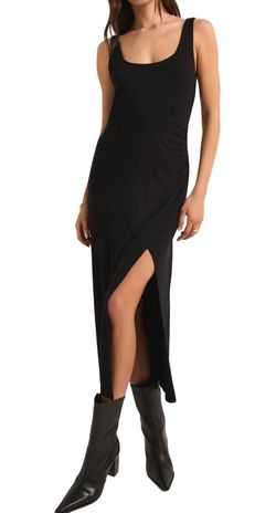 Style 1-1321356860-74 Z Supply Black Size 4 Free Shipping Fitted Cocktail Dress on Queenly