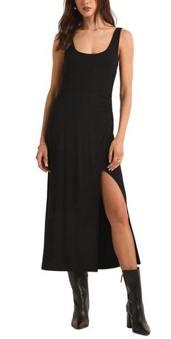 Style 1-1321356860-74 Z Supply Black Size 4 Spandex Cocktail Dress on Queenly