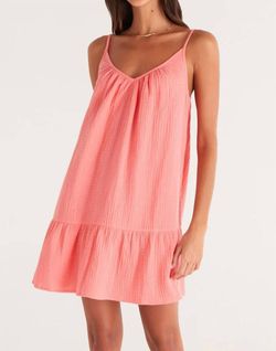 Style 1-1050205559-70 Z Supply Pink Size 0 Mini V Neck 1-1050205559-70 Cocktail Dress on Queenly