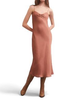 Style 1-2186347456-149 Z Supply Brown Size 12 Sweetheart Polyester Plus Size Cocktail Dress on Queenly