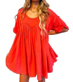 Style 1-1890259693-70 Free People Red Size 0 Mini Sleeves Coral Cocktail Dress on Queenly