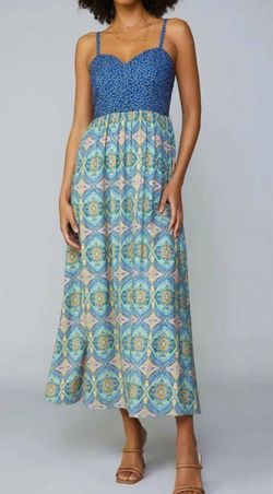 Style 1-4099077486-149 current air Blue Size 12 Military Pattern Plus Size Navy Straight Dress on Queenly