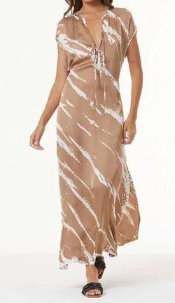 Style 1-716151395-74 young fabulous & broke Brown Size 4 Tulle Straight Dress on Queenly