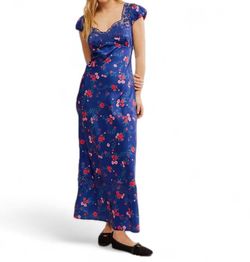 Style 1-514071463-149 Free People Blue Size 12 Sorority Free Shipping Cap Sleeve Cocktail Dress on Queenly