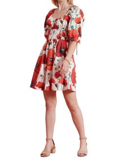 Style 1-416194394-892 Tyler Boe Red Size 8 Mini Flare Cocktail Dress on Queenly