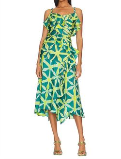 Style 1-306962169-649 Ulla Johnson Green Size 2 Silk Cocktail Dress on Queenly