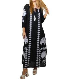 Style 1-1368532901-74 BUDDYLOVE Black Size 4 Free Shipping Tall Height Sleeves Floor Length Straight Dress on Queenly