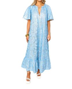 Style 1-1453285496-892 BUDDYLOVE Blue Size 8 Sleeves Jersey Mini V Neck Straight Dress on Queenly