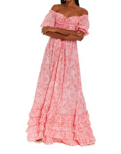 Style 1-156373854-74 ALLISON NEW YORK Pink Size 4 Ruffles Military Straight Dress on Queenly