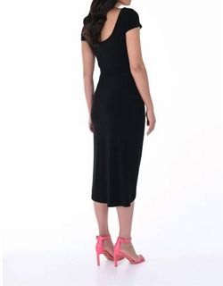 Style 1-1571598902-238 Frank Lyman Black Size 12 Polyester Fitted Sleeves Cocktail Dress on Queenly