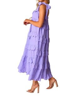 Style 1-1675960550-70 BUDDYLOVE Purple Size 0 Military Polyester Tall Height Spandex Straight Dress on Queenly