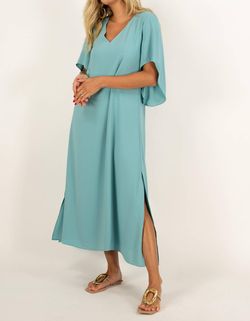 Style 1-1703174644-70 Anna Cate Blue Size 0 Polyester Turquoise Straight Cocktail Dress on Queenly