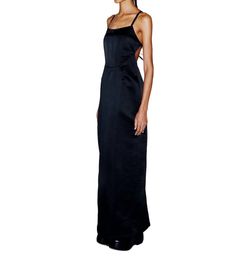 Style 1-1792187417-425 Rosetta Getty Black Tie Size 8 Backless Corset Straight Dress on Queenly