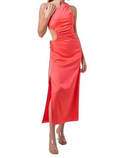 Style 1-1969456311-70 line and dot Pink Size 0 Cut Out Cocktail Dress on Queenly