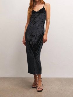 Style 1-1985630434-149 Z Supply Black Size 12 Polyester Spandex Velvet Plus Size Cocktail Dress on Queenly