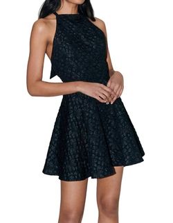 Style 1-218085396-892 SAYLOR Black Size 8 Mini Sorority Polyester Cocktail Dress on Queenly