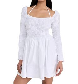 Style 1-2316035014-70 STAUD White Size 0 Sleeves 1-2316035014-70 Cocktail Dress on Queenly