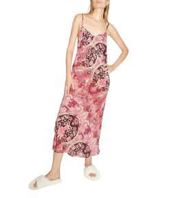 Style 1-2434601181-70 Maria Cher Pink Size 0 Floral Print Silk Backless Straight Dress on Queenly