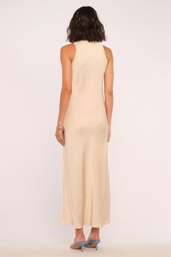 Style 1-2438693277-892 heartloom Nude Size 8 Silk Polyester Military Straight Dress on Queenly