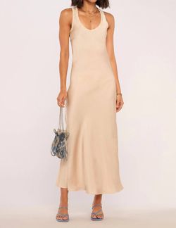 Style 1-2438693277-892 heartloom Nude Size 8 Silk Polyester Military Straight Dress on Queenly