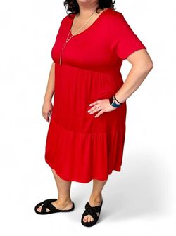 Style 1-2777249074-920 Michelle Mae Red Size 24 Mini Plus Size Cocktail Dress on Queenly