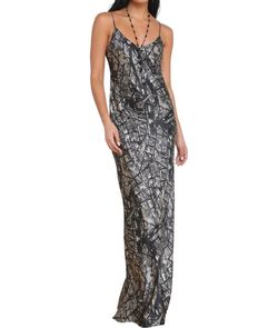 Style 1-2798358310-1498 L'Agence Black Size 4 Floor Length Straight Dress on Queenly